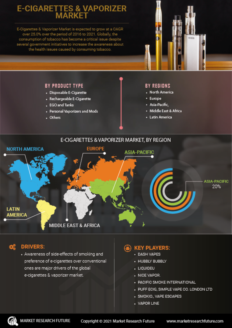 烟汽化器内全球市场